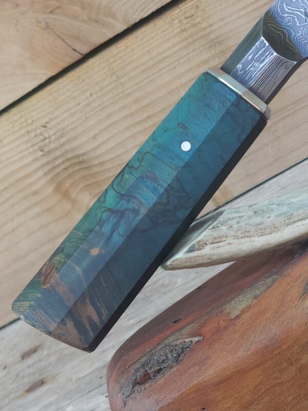 100-Layer Damascus Integral Chef Knife