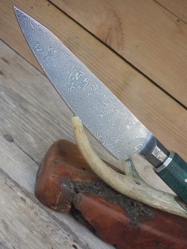 100-Layer Damascus Integral Chef Knife